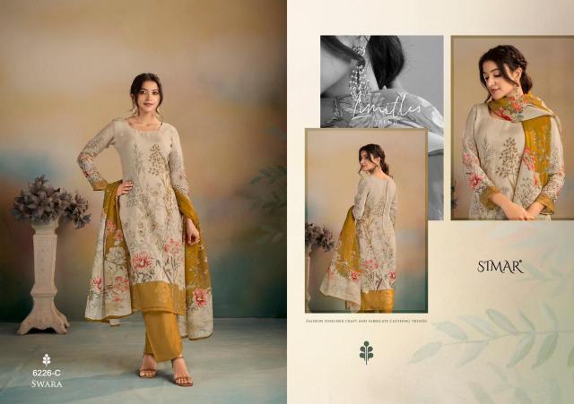 Glossy simar swara dress material wholesale in india